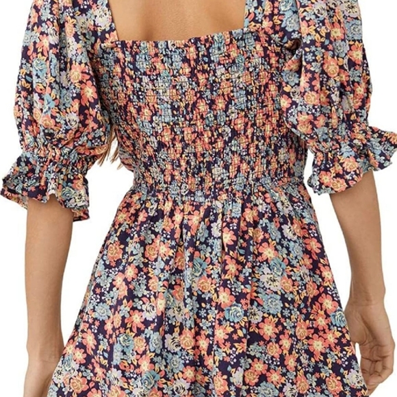 🌺NWT Free People Woman's "Show me Loe" Floral Romper🌻🌸🌺 - Picture 3 of 7